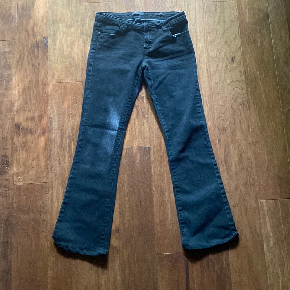 Womens, JustFab Boot Cut Black Jeans